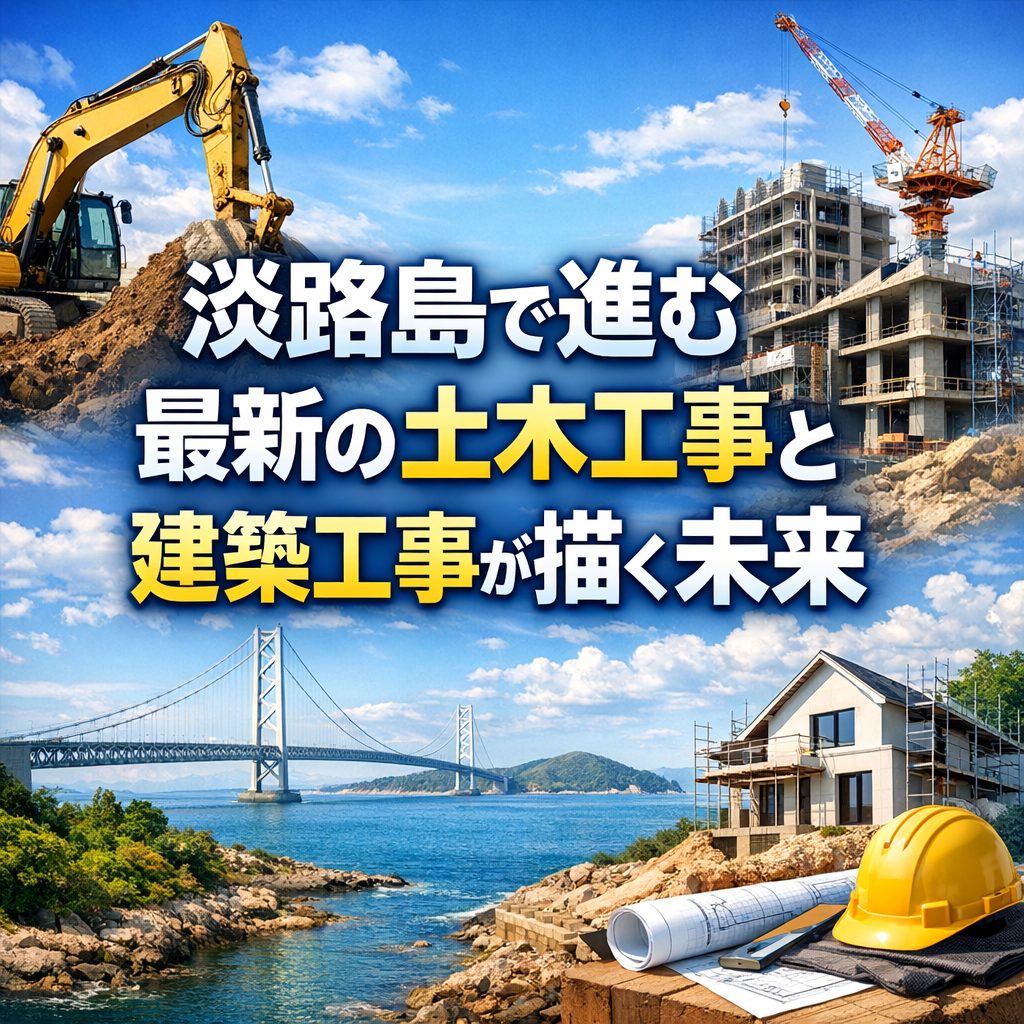 淡路島で進む最新の土木工事と建築工事が描く未来