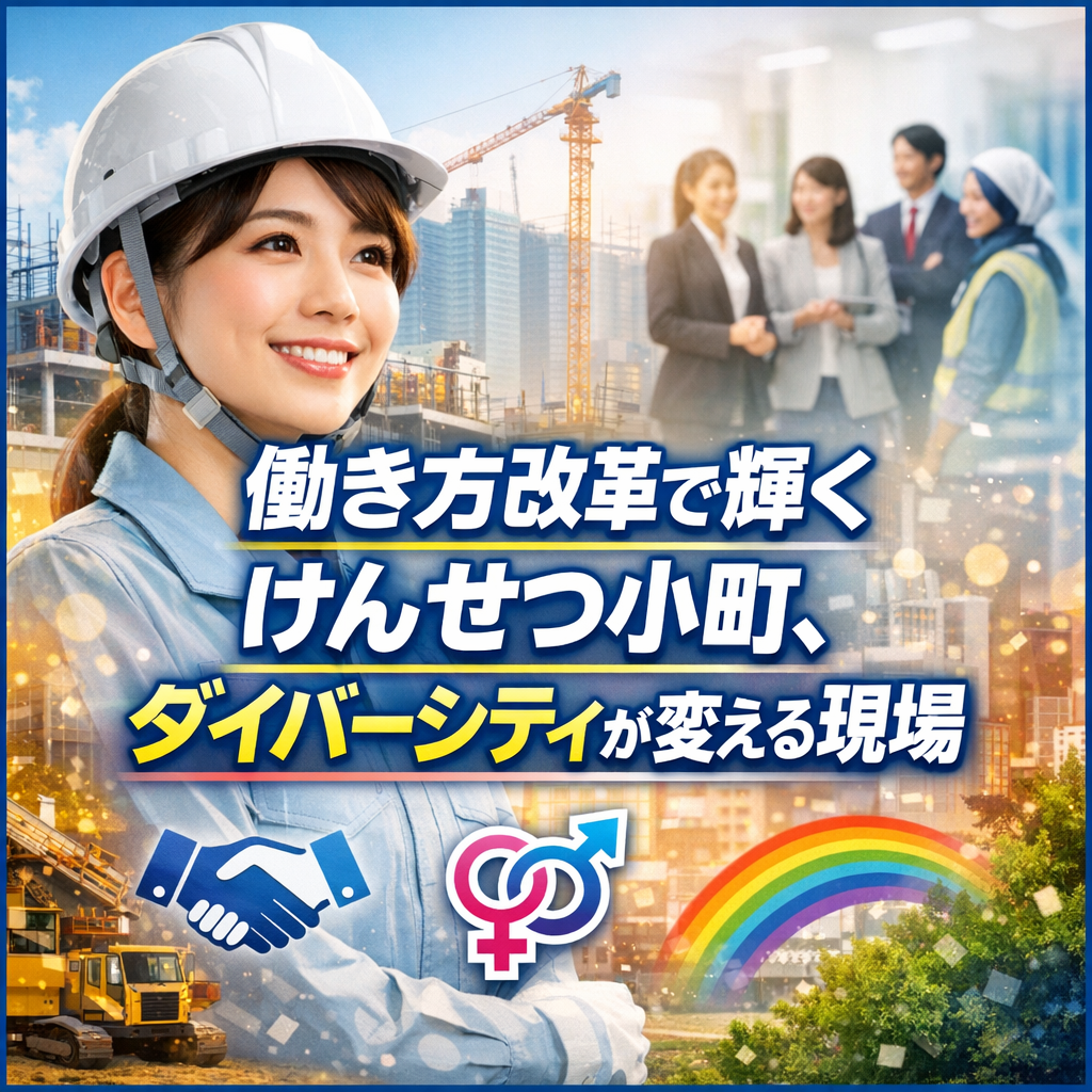 働き方改革で輝くけんせつ小町、ダイバーシティが変える現場