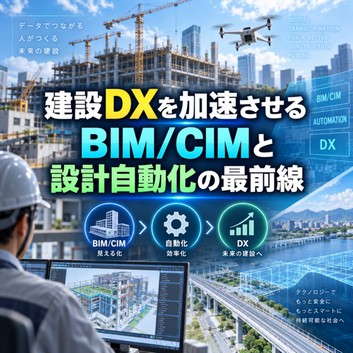 建設DXを加速させるBIM/CIMと設計自動化の最前線